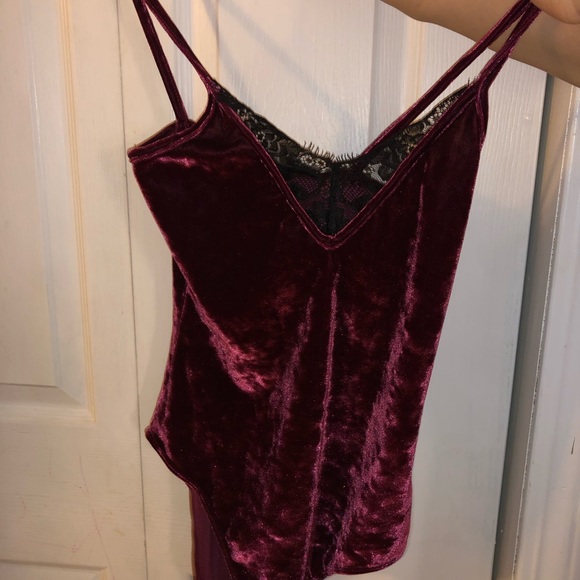 NWT buckle velvet bodysuit - Picture 5 of 5